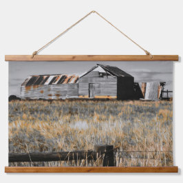 Gestern Wandteppich Mit Holzrahmen