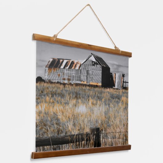 Gestern Wandteppich Mit Holzrahmen (Gewinkelt)