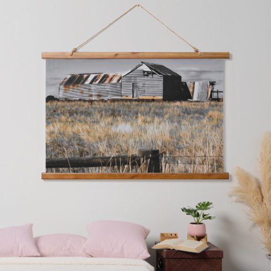 Gestern Wandteppich Mit Holzrahmen (Schlafzimmer)