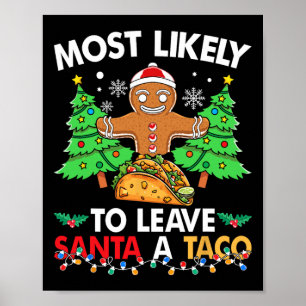 Gestern wollte ich wirklich Tacos und jetzt esse i Poster