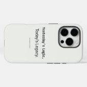 Gesternige Logik, heutiges Erbe Programmierer-Zita Case-Mate iPhone Hülle (Rückseite (Horizontal))