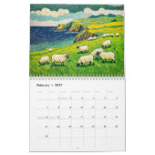 Gestickte Jahreszeiten – Durch die Zeit gestickte  Kalender (Feb 2027)