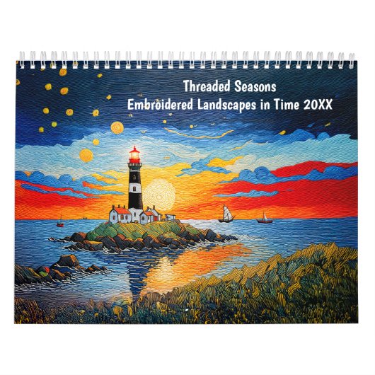 Gestickte Jahreszeiten – Durch die Zeit gestickte Kalender (Titelbild)