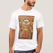 Gestickte mythologische Zahl, Paracas Necropoli T-Shirt (Vorderseite)