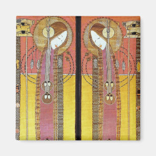 Gestickte Platten durch Margaret Macdonald Magnet