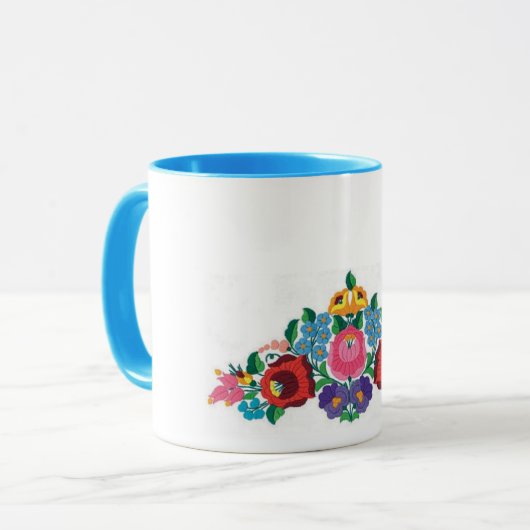 gestickte Tasse (Vorderseite Links)