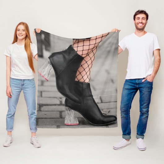 Gestiefelte und kühne Fleece-Decke Fleecedecke (Beispiel)