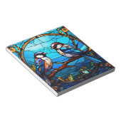 Gestiegene Glashornvögel Notizblock (angewinkelt)