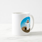 Gestiegener Christus Kaffeetasse (VorderseiteRechts)