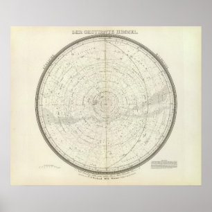 Gestirnte Himmel Seifenlösung Poster