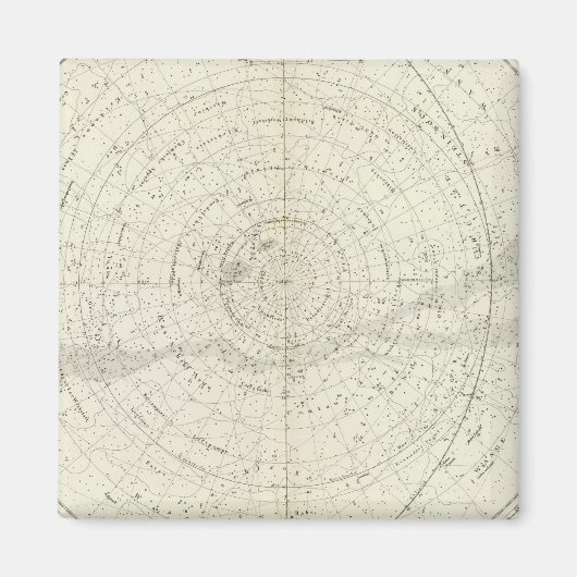 Gestirnte Himmel Sud Magnet (Vorne)