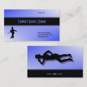 Gestochen Tanzkarte Visitenkarte (Vorne/Hinten)