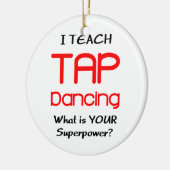 gestochen Tanzunterricht Keramik Ornament (Links)