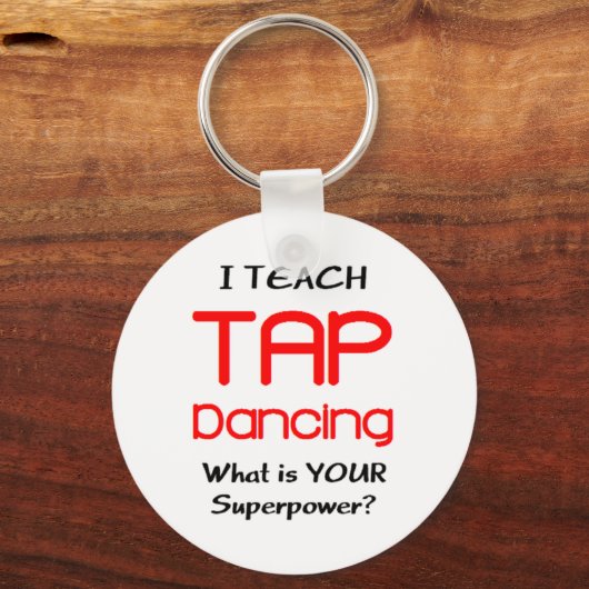 gestochen Tanzunterricht Schlüsselanhänger (Vorderseite)