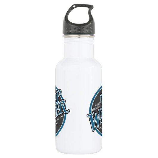 Gestochen Wasser Edelstahlflasche (Vorderseite)