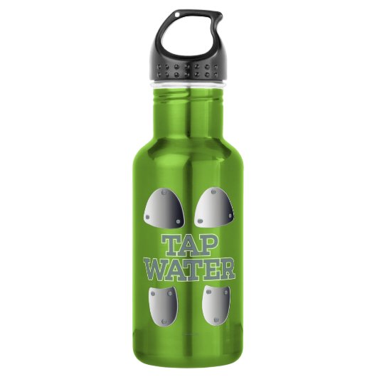 Gestochen Wasser Edelstahlflasche (Vorderseite)