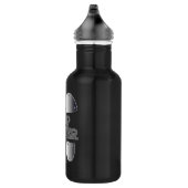 Gestochen Wasserflasche aus Edelstahl (Rechts)