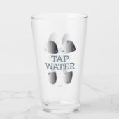 Gestochen Wasserglas Glas (Rückseite)