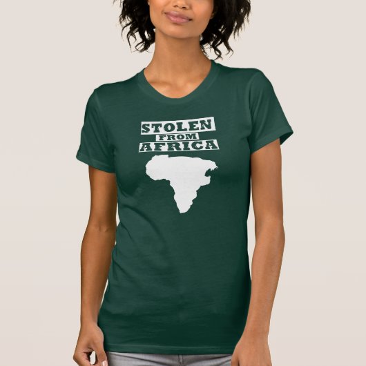 GESTOHLEN VON AFRIKA ® T-Shirt (Vorderseite)