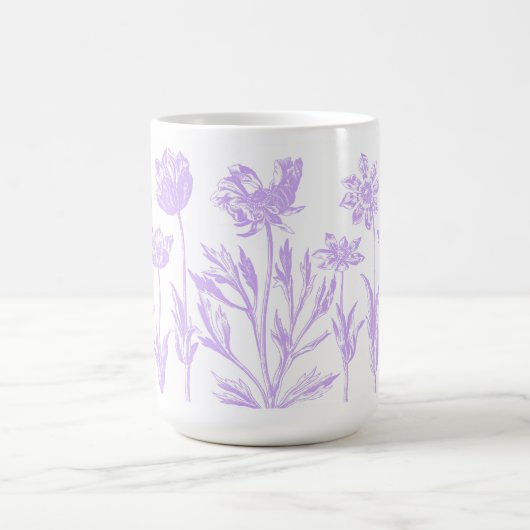 Gestohlene Blume (Lavendel) Kaffeetasse (Mittel)