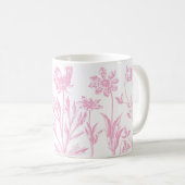 Gestohlene Blume (rosa) Kaffeetasse (VorderseiteRechts)