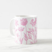 Gestohlene Blume (rosa) Kaffeetasse (Vorderseite Links)