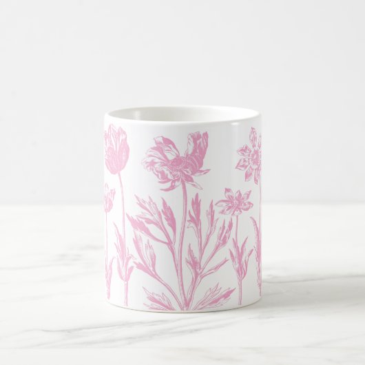 Gestohlene Blume (rosa) Kaffeetasse (Mittel)