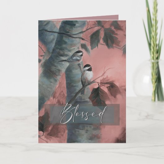 Gestohlene Chickadees (Sonderausgabe) Dankeskarte (Vorderseite)