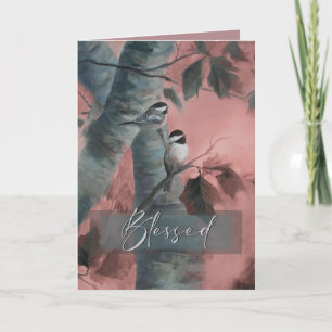 Gestohlene Chickadees (Sonderausgabe) Dankeskarte