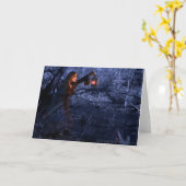 Gestohlene Jahreszeit-Raum-Gruß-Karte Karte (Gelbe Blume)