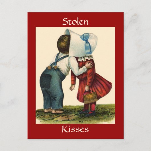 Gestohlene Küsse - Postkarte (Vorderseite)