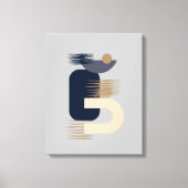 Gestohlene Leinwand mit Minimalistischer Geometrie (Vorderseite)