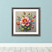 Gestohlene Leinwand Wall Art Print Design (Insitu (Holzboden))