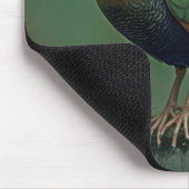Gestohlene Partridge auf einer Mooszweigung Mousepad (Ecke)