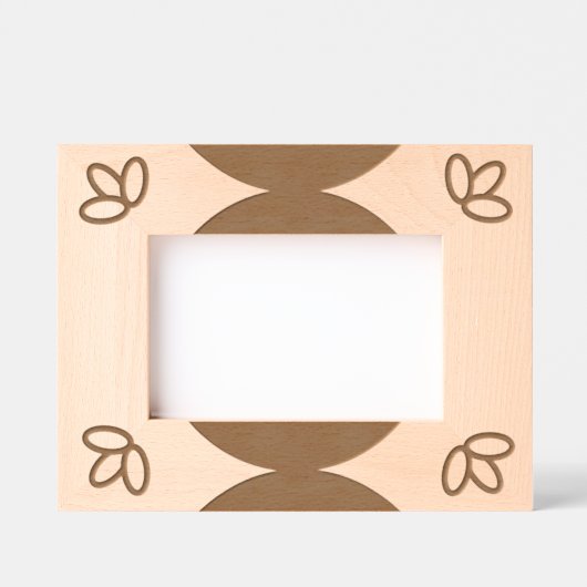 Gestohlene Rahmen - Blätter und halbe Kreise (Vorderseite)