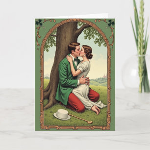 Gestohlene Romantik-Szene-Karte zum St. Patrick's Karte