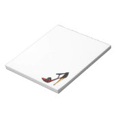 Gestohlener Abend Sandalen Notepad Notizblock (Rotiert)