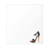 Gestohlener Abend Sandalen Notepad Notizblock (Vorderseite)