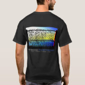 Gestohlener Schatten-T - Shirt verwirrter Zaun (Rückseite)