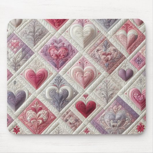 Gestohlenes Herzdesign Mousepad (Vorne)