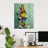gestohlenes Mona lisa Poster ab 14.95 Uhr (Heimbüro)