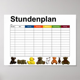 Gestopfte Tiere/Spielzeug Poster