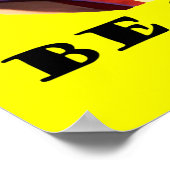 gestoppt werden poster (Ecke)