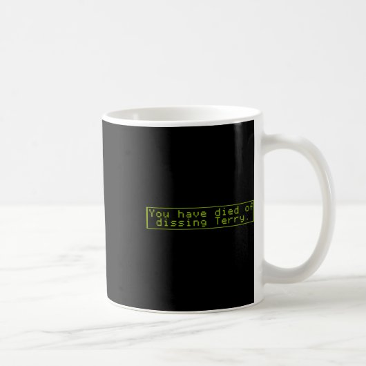 gestorben sind von zerstreuender Terry Kaffeetasse (Rechts)