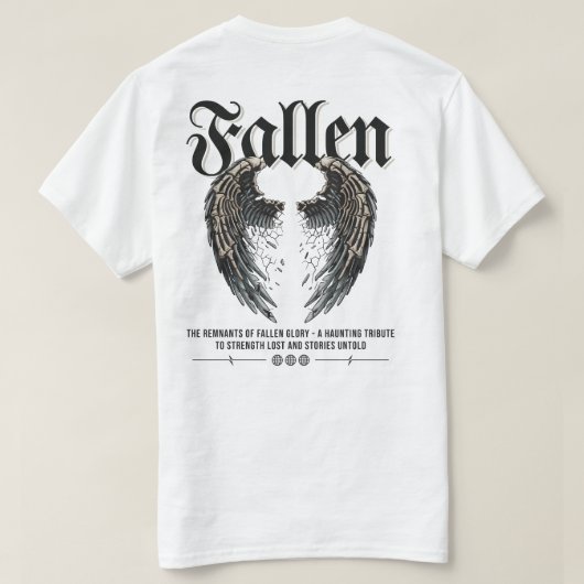 gestorben T-Shirt (Design Rückseite)