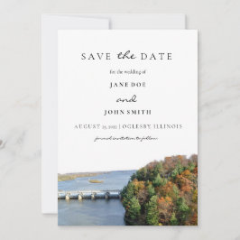 Gestorbter Staat Illinois Save The Date