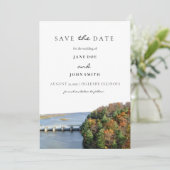 Gestorbter Staat Illinois Save The Date (Stehend Vorderseite)