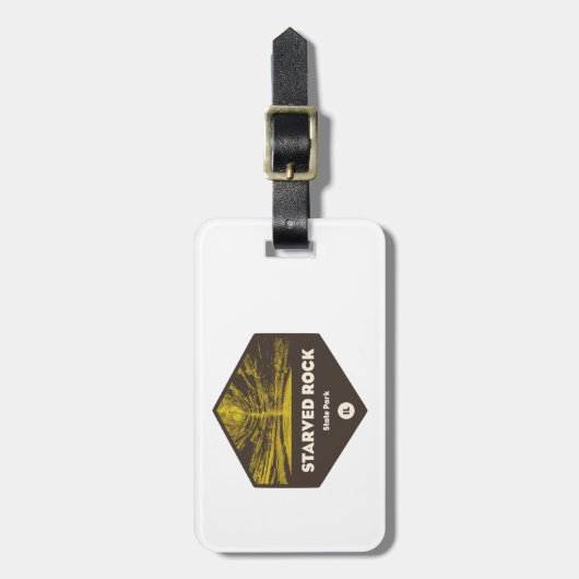 Gestorbter Staat Park Illinois Gepäckanhänger (Vorderseite vertikal)