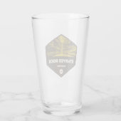 Gestorbter Staat Park Illinois Glas (Rückseite)