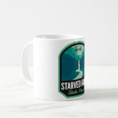 Gestorbter Staat Park Illinois Kaffeetasse (Vorderseite Links)